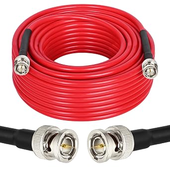 XRDS -RF 50FT SDI Cable - 75 Ohm RG59 BNC Male Cable for 4K 1080P 3G/6G HD SDI Camera Monitor Video Recorder SDI to HDMI Converter Splitter Security Camera