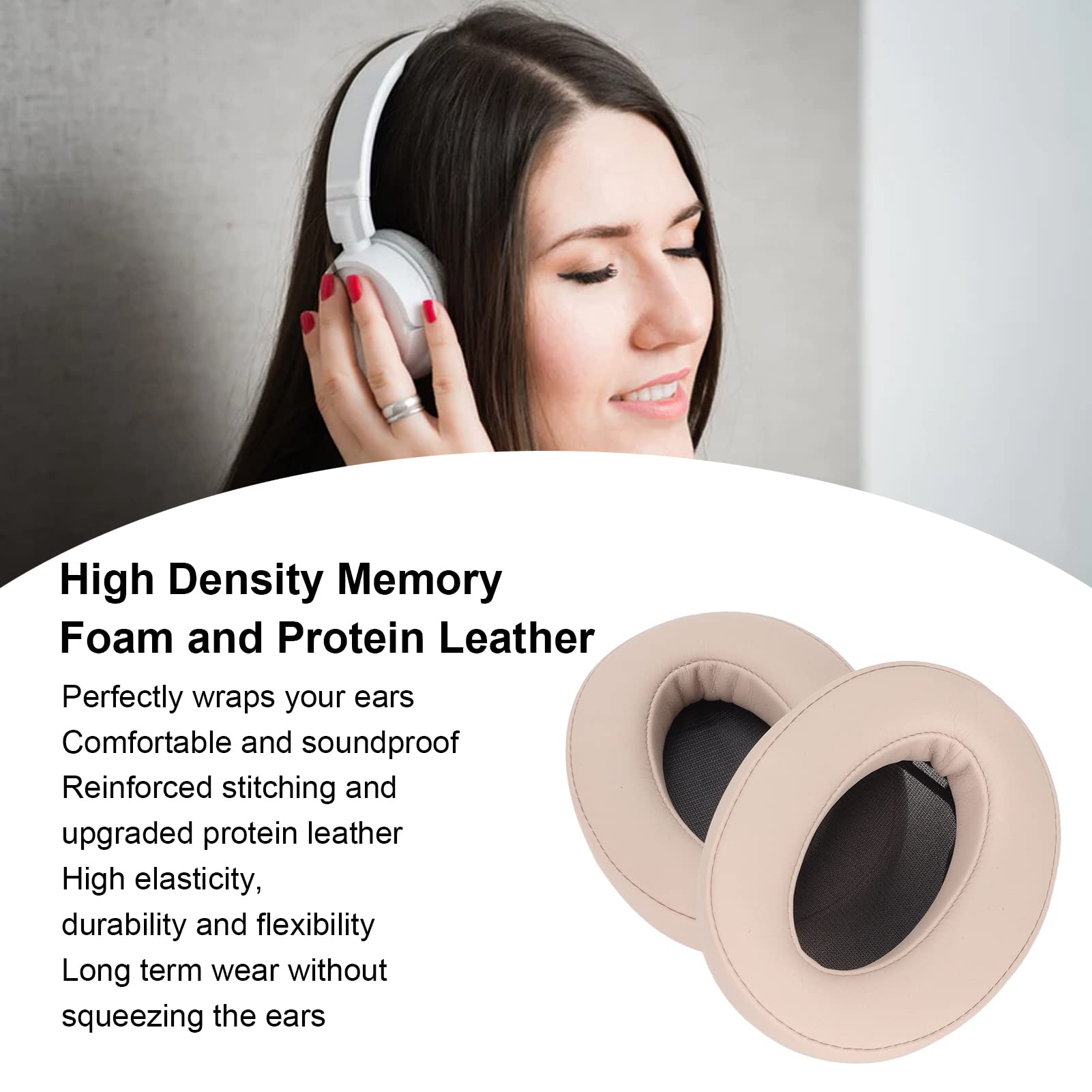 Cuscinetti auricolari di ricambio per cuffie Bose SoundLink, cuffie senza fili, cuscinetti per cuffie Bose SoundLink (nero