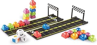 Learning Resources Mini Motor Math Activity Set, Homeschool, Includes Counting, Pattern, Addition and Subtraction Activities, 31 Pieces, Ages 4+