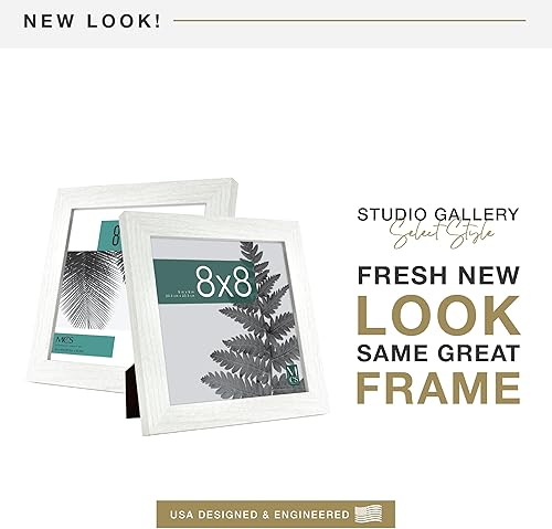 Vista 132 de MCS Industries Studio Gallery - Marcos con textura de madera color gris de 13 x 19 pulgadas / 33.02 x 48.26 cm., 2 unidades Gris Woodgrain