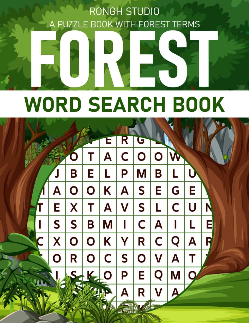 Forest Word Search Book: Forest Related Terms Themed Word Search