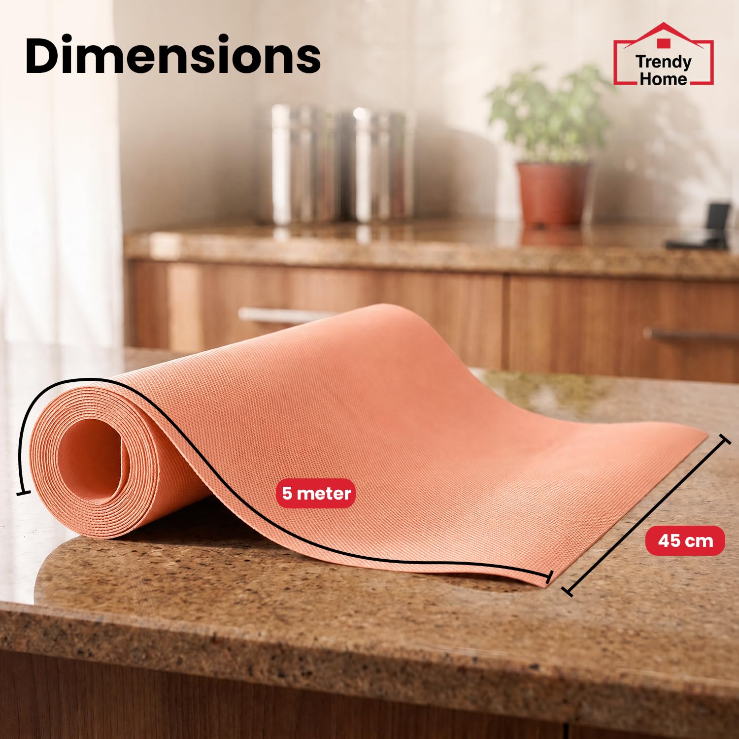 Anti-Slip Mat Roll - Protect Drawers & Fridge -11