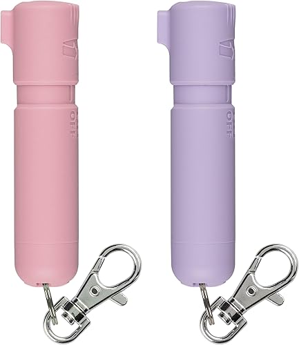Miniatura 9 de SABRE Mighty Discreet Pepper Spray, 16 ráfagas, rango de 12 pies (13.1ft), diseño ultracompacto que es más fácil de llevar, 40 % más pequeño que