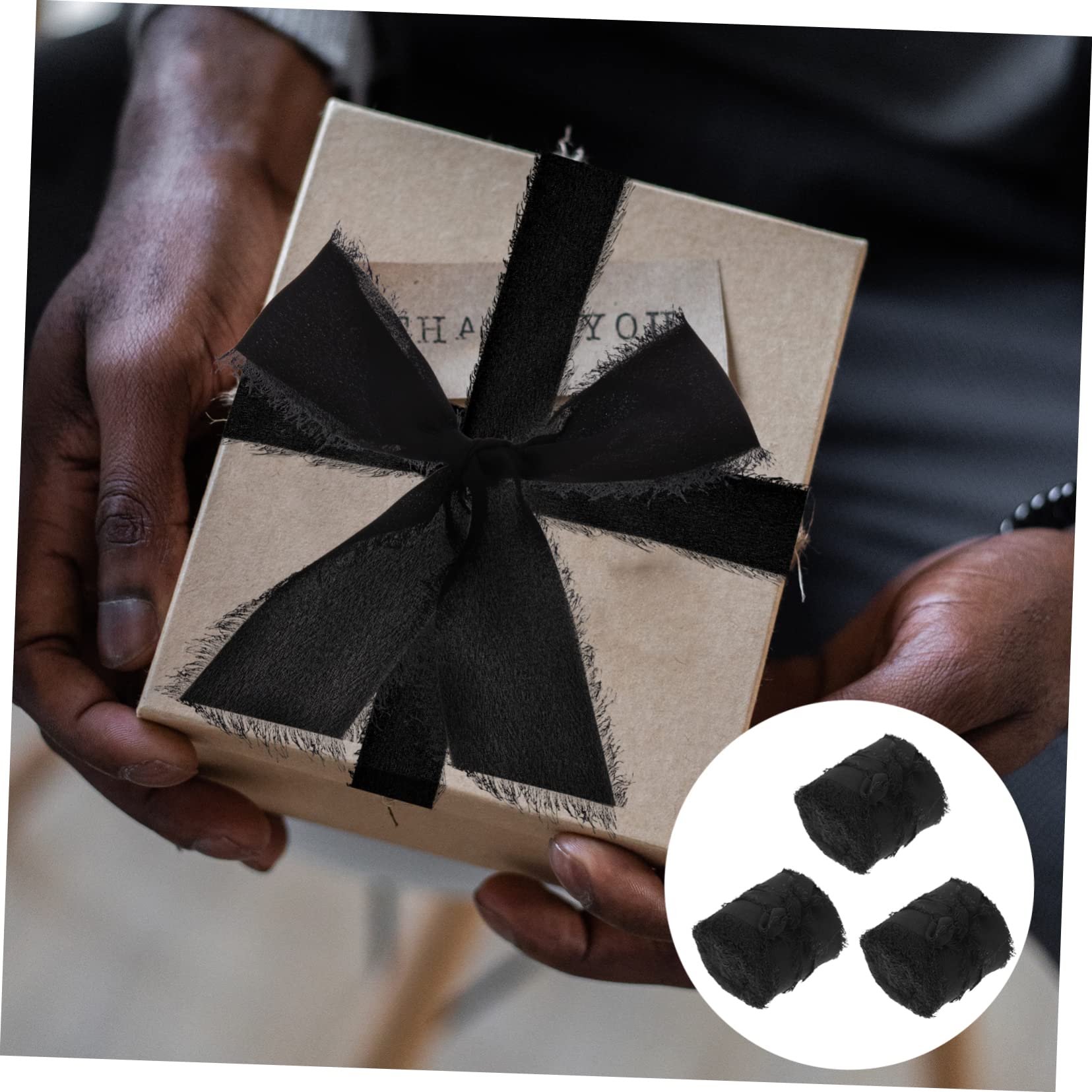 STOBOK 9rollen Fransenband Aus Chiffon Breit Für Hochzeitsdekoration Geschenkverpackungen Und -projekte Langlebig Farbecht Angenehmem Griff