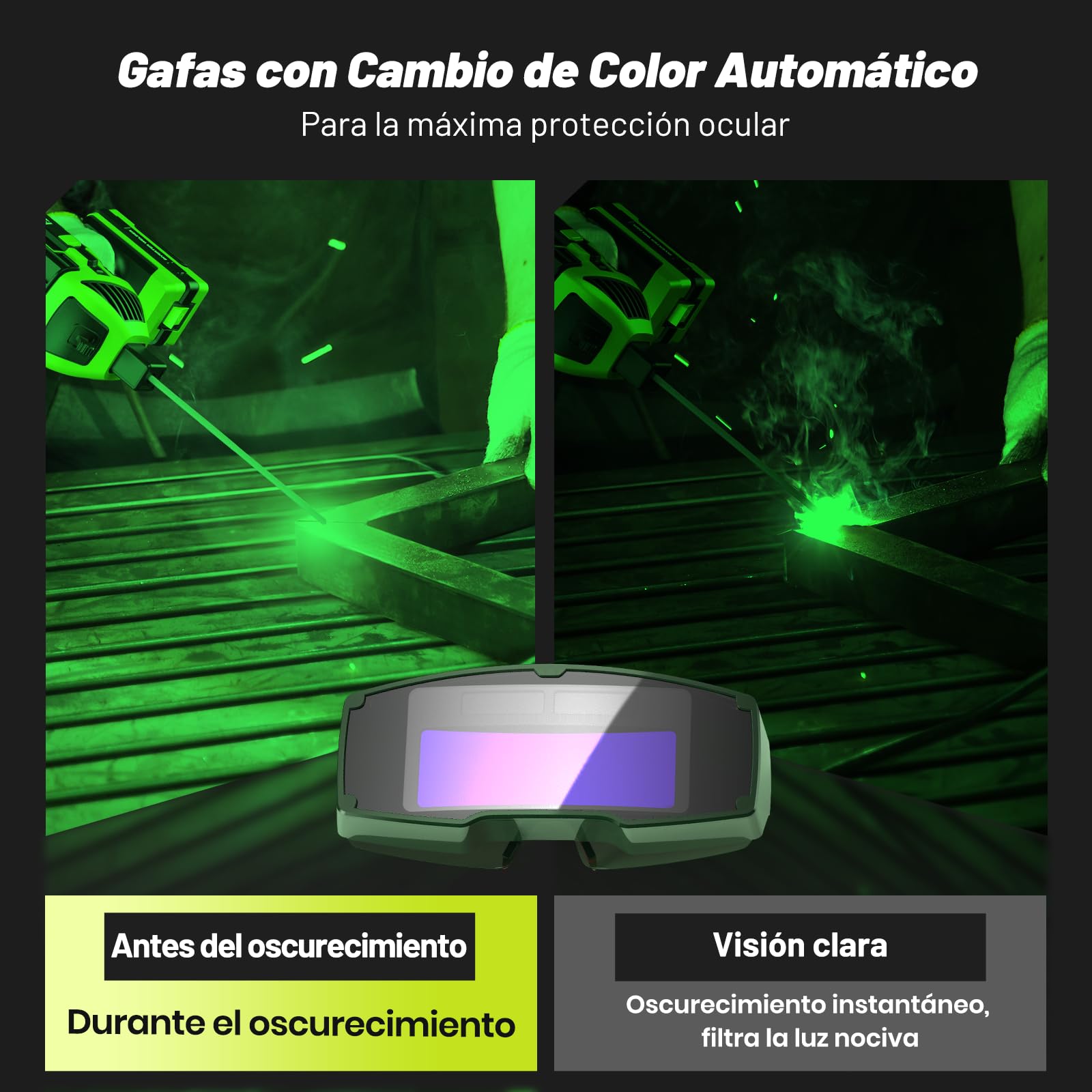 SEESII 220 V Soldador al Arco - FA202G Soldador Eléctrico Arco de Mano con IGBT y Ajuste Variable de Corriente para Varilla de Soldar 2,4 mm - 3,2 mm