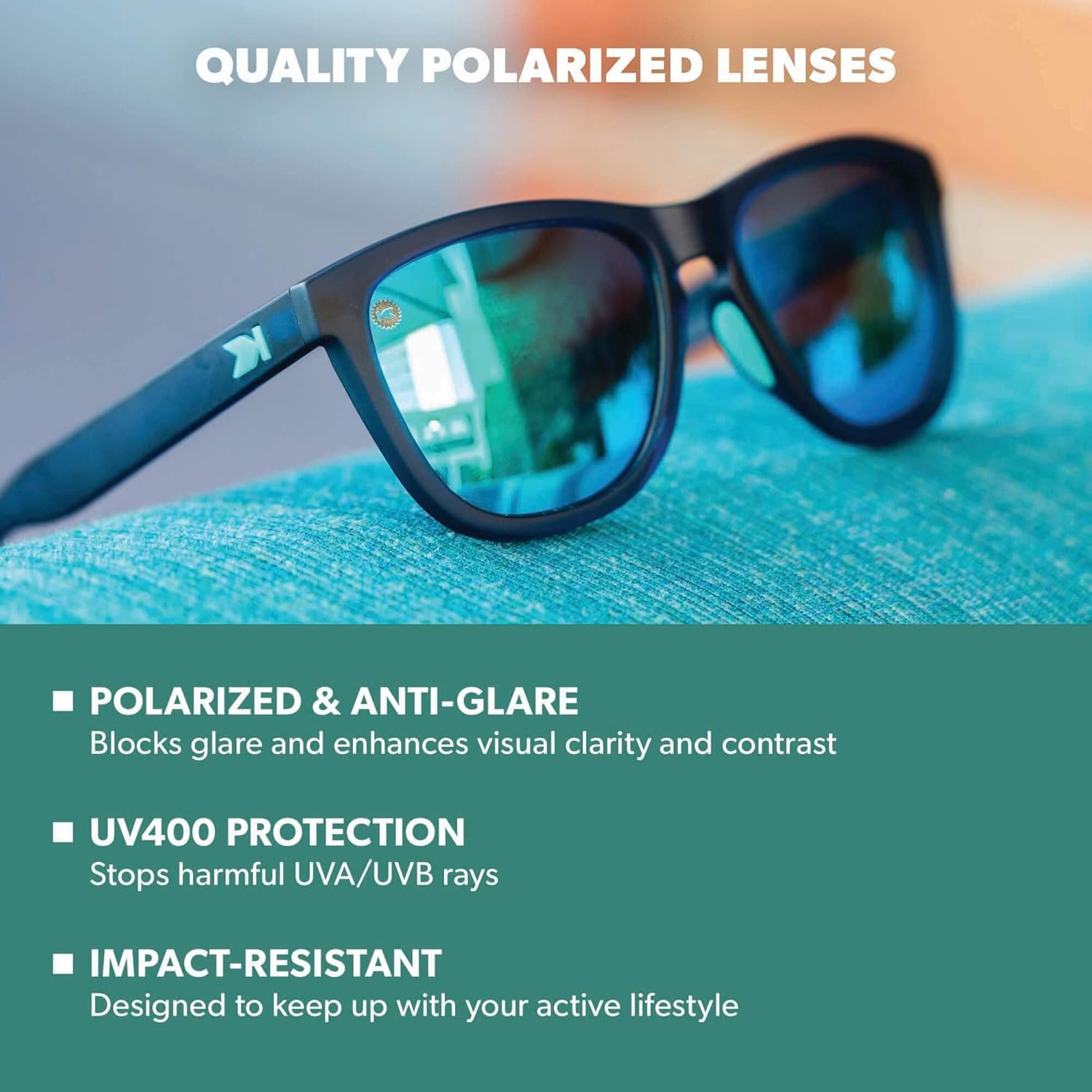 Knockaround Premiums Polarized Sunglasses for Men & Women - UV400 Protection