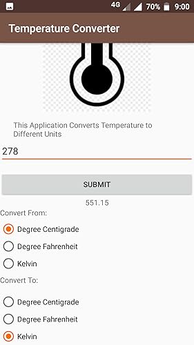 Simple Temperature Converter