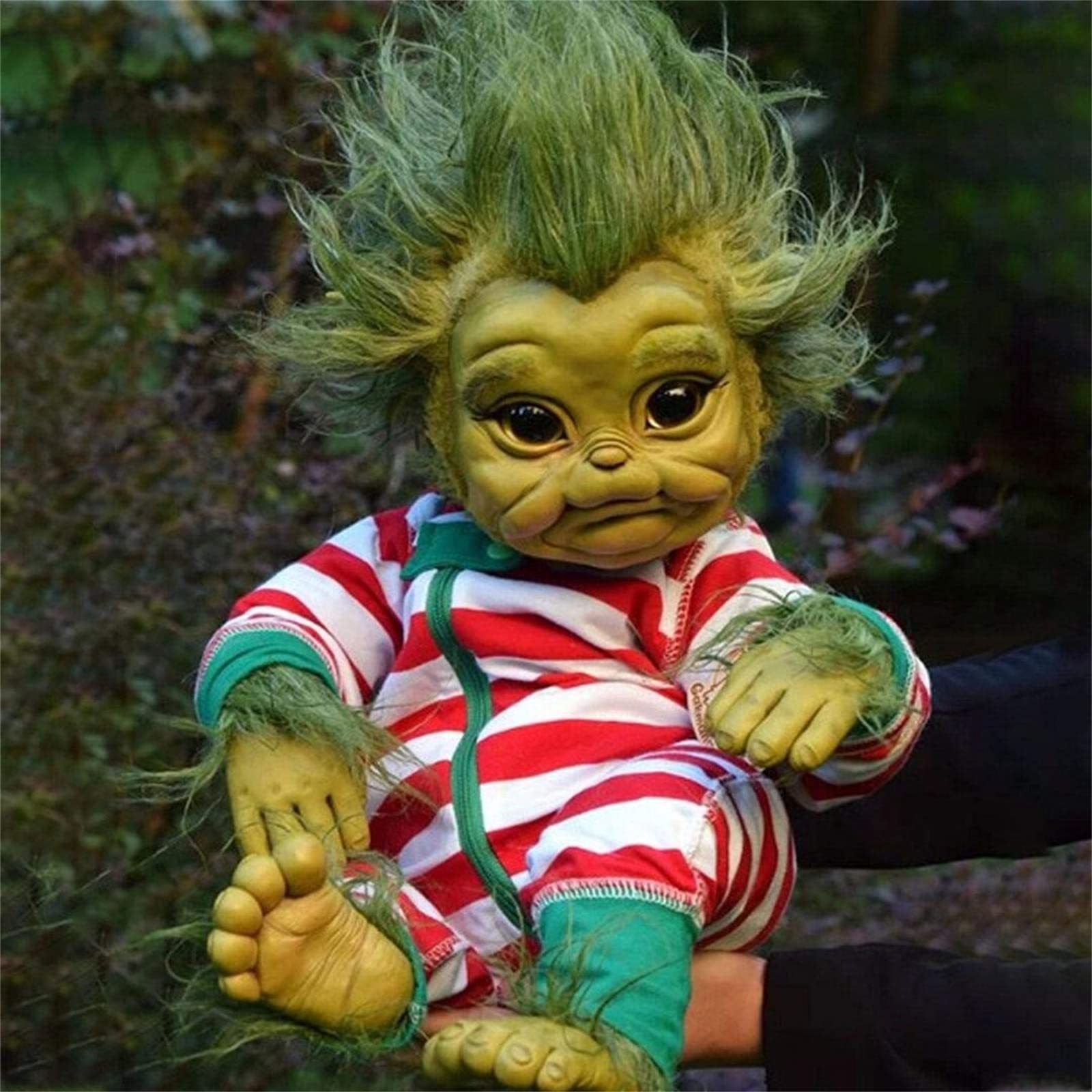 Buy FLQHU Christmas Baby Doll Christmas doll Grinch,Christmas Green