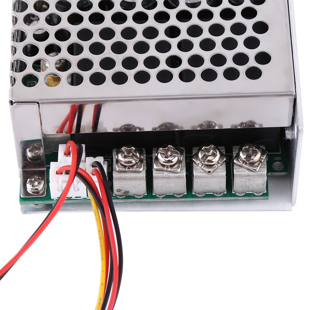 Walfront PWM Régulateur de Vitesse DC 10-50V 3000W 100A Interrupteur Avant Arrière pour Moteur à Grand Courant Continu