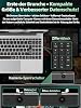 Celeron N5095 Laptop 14 Inch Silver 512 GB NVMe SSD 8 GB RAM DDR4 (up to 32 GB) Numeric Keypad IPS FHD Display Webcam/180° Hinge/WiFi/USB 3.0 Ultra Portable PC Notebook for Business and