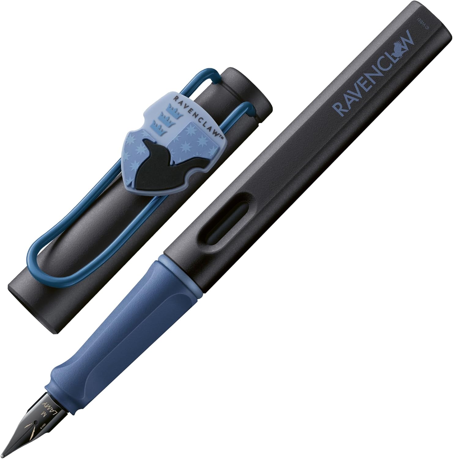 Lamy Safari Harry Potter Ravenclaw Fountain Pen – Special Edition fountain pen with house crest – steel nib in extra fine width – ergonomic grip – incl. T10 blue ink cartridge – Right-Handed