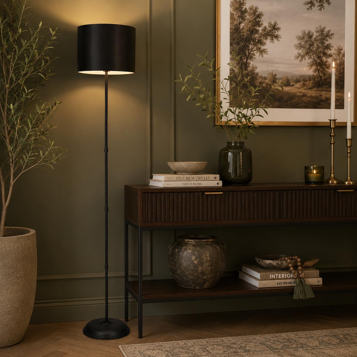Foldable Metal Floor Lamp - tu casa -4