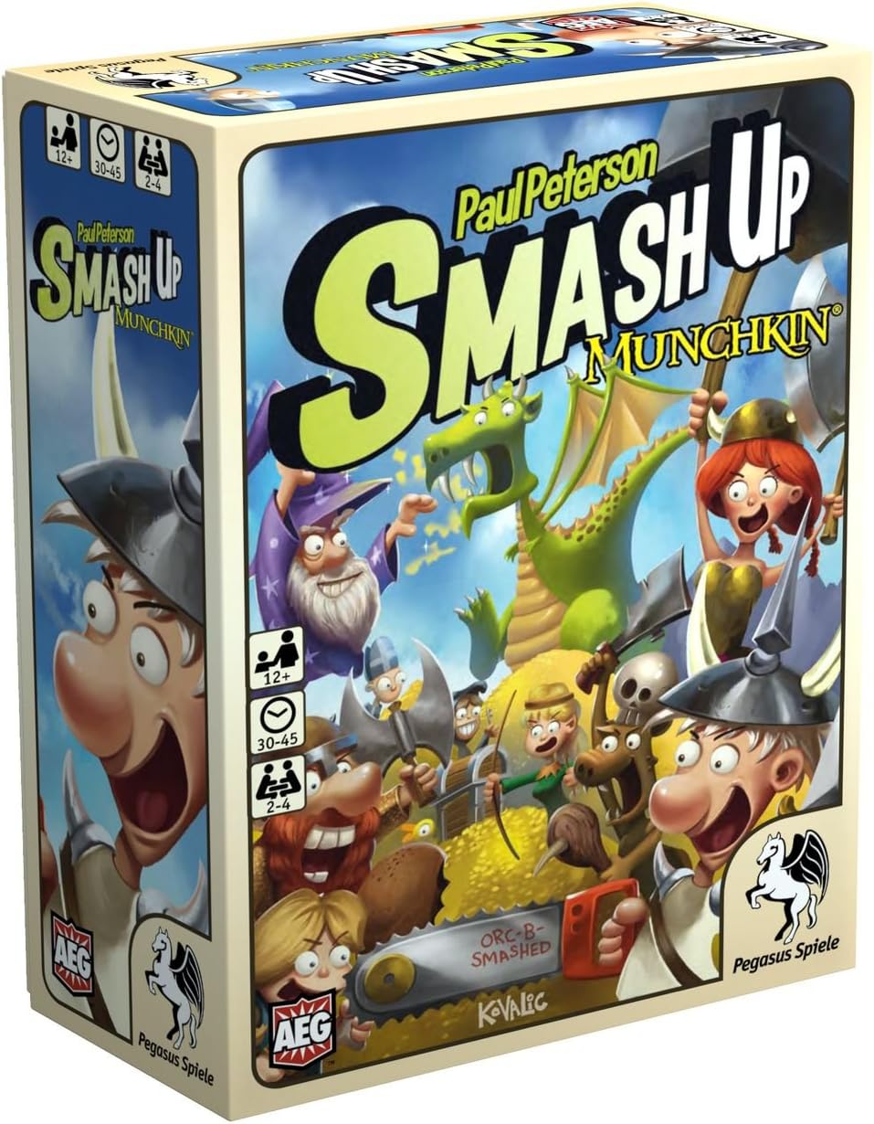 Pegasus Spiele 17267G聽-聽Smash Up聽-聽Munchkin