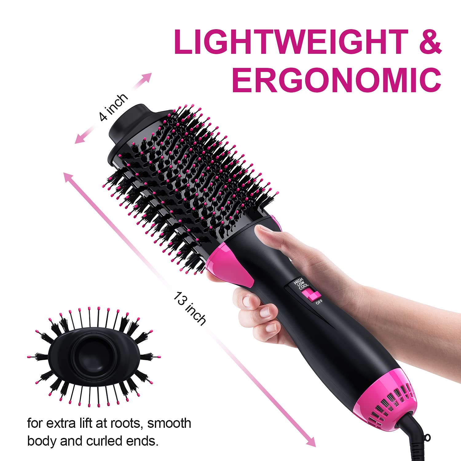 Buy Hair Dryer Brush Blow Dryer Brush in One, 3 in 1 Hair Dryer and