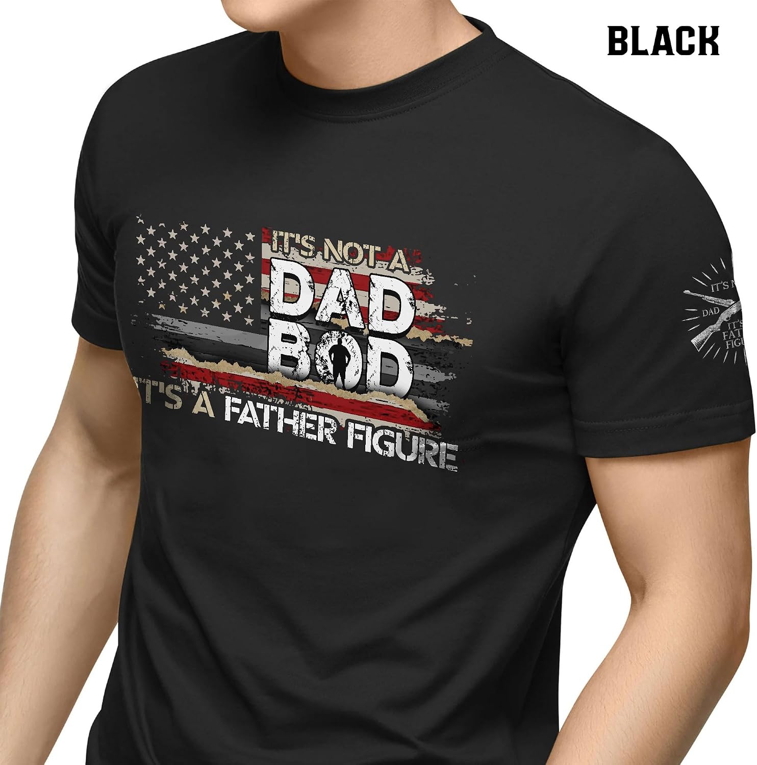 Its Not Dad BOD Its Father Figure, Father Figure, Dad BOD Father Figure Shirt, Dad BOD Shirts for Men 03