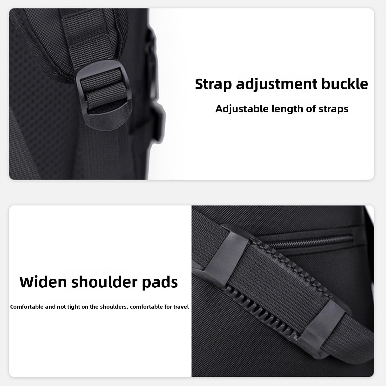 Zaino con Pompa a Vuoto, Zaino a Compressione Sottovuoto in Tessuto Oxford da 36 a 55 Litri con Scomparto per Laptop con Apertura a 180° Design Impermeabile per Viaggi di Lavoro Pendolari