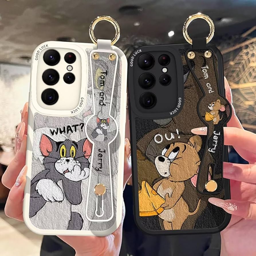 Amazon.co.jp: Galaxy S23 ケース トムとジェリー スマホケース