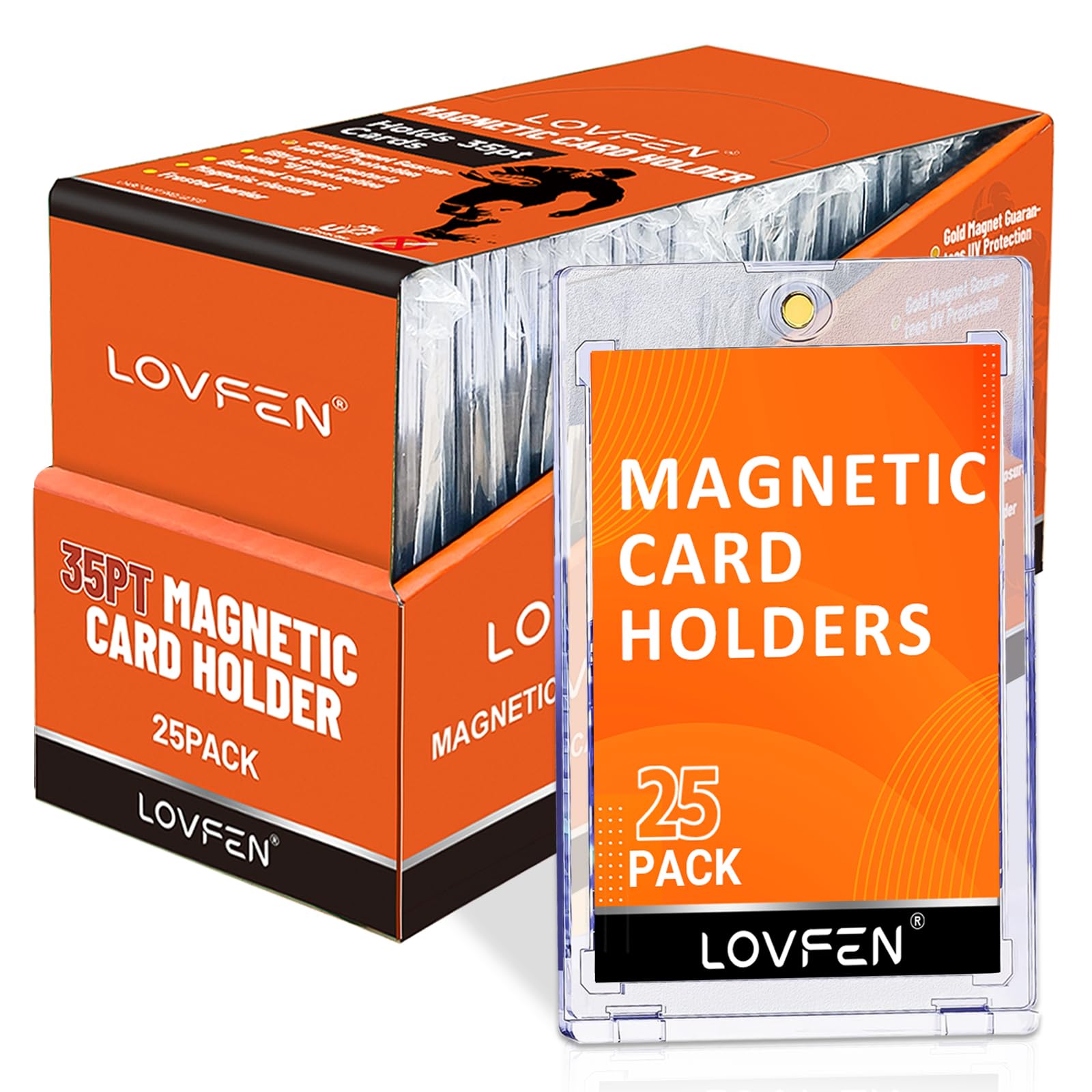 Amazon.com: LOVFEN Magnetic Card Holder 25 Packs, 35pt Card Holder