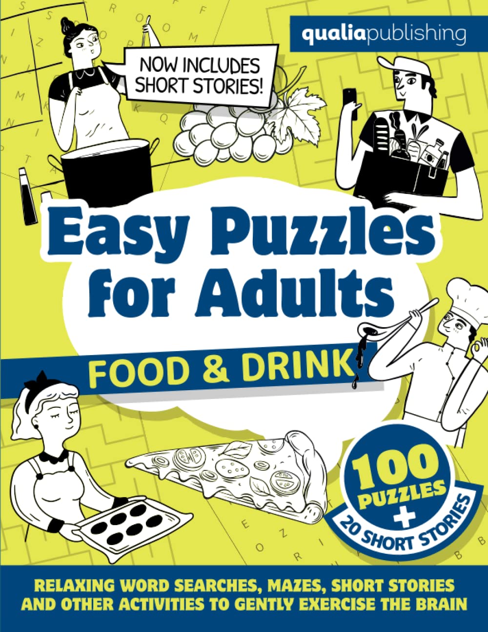 Easy Puzzles for Adults: Activity Book for Seniors with Dementia, Puzzle Books for Alzheimers Patients