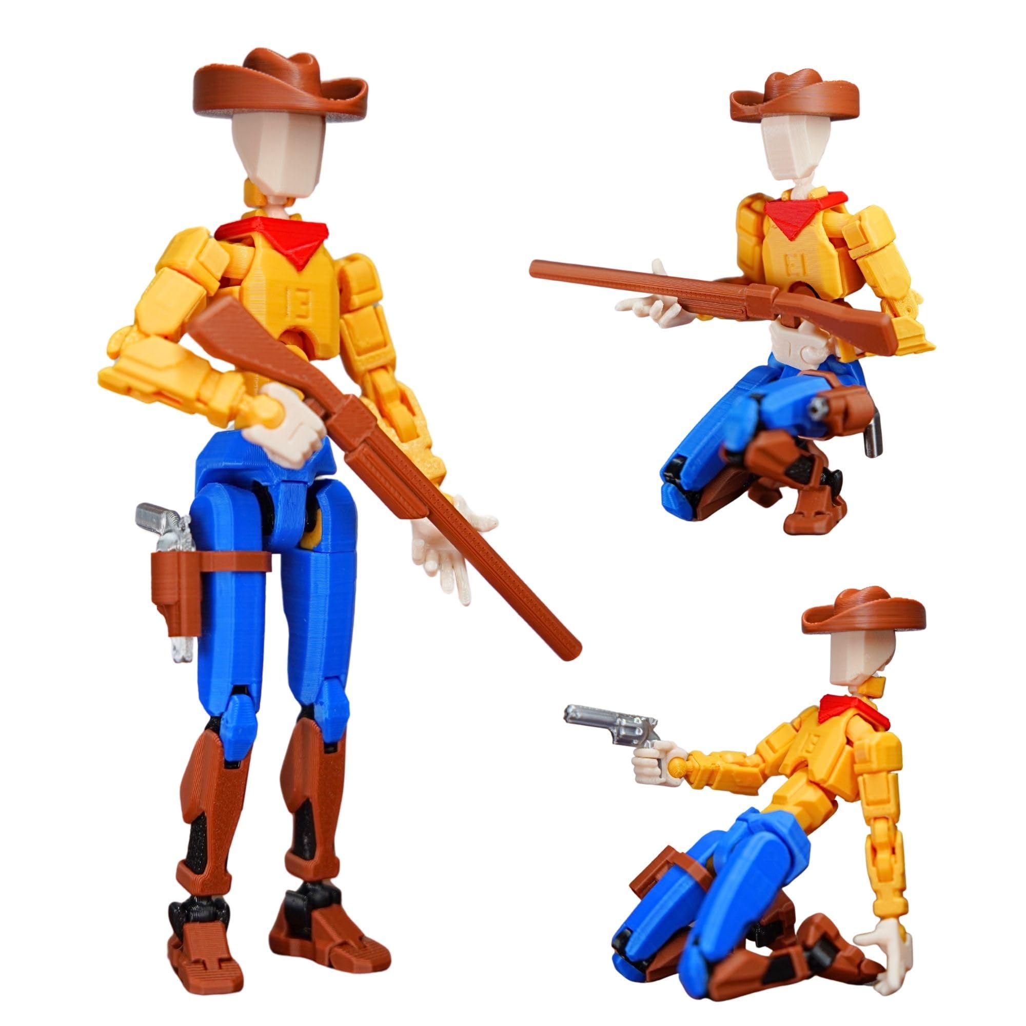 Amazon.com: JoriBoBo T13 Action Figures, 3D Printed Dummy 13 for