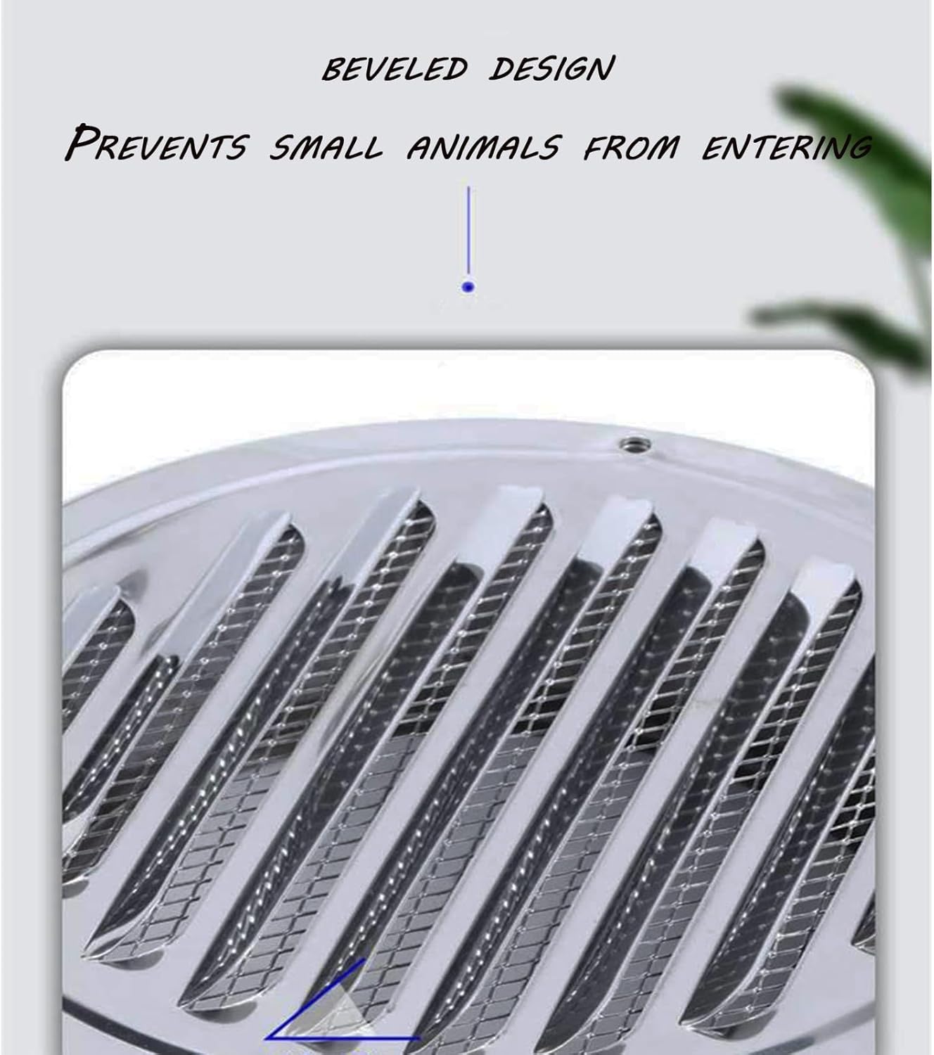 Vent Cover Wall Vent Cap, Flat Ducting, Flat Ducting Ventilation Air Vent, Wall Mount Exhaust Covers Vents Outlet, Louvered Vent Hood, for Flats, Apartment, Home Decor