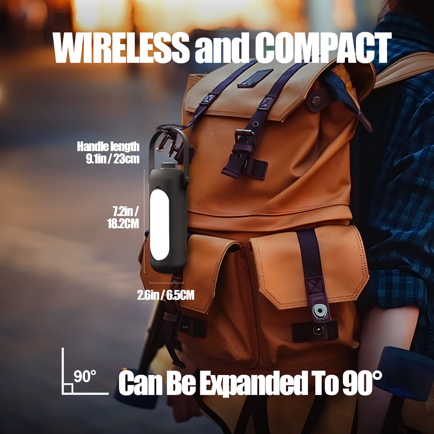 Lampara Camping Recargable, 10000mAh Luz Camping LED Portatil con 3 Modos de Lámpara Regulable, Linterna de Camping para Tiendas de Campaña, Picnic Excursión Camping, Negro
