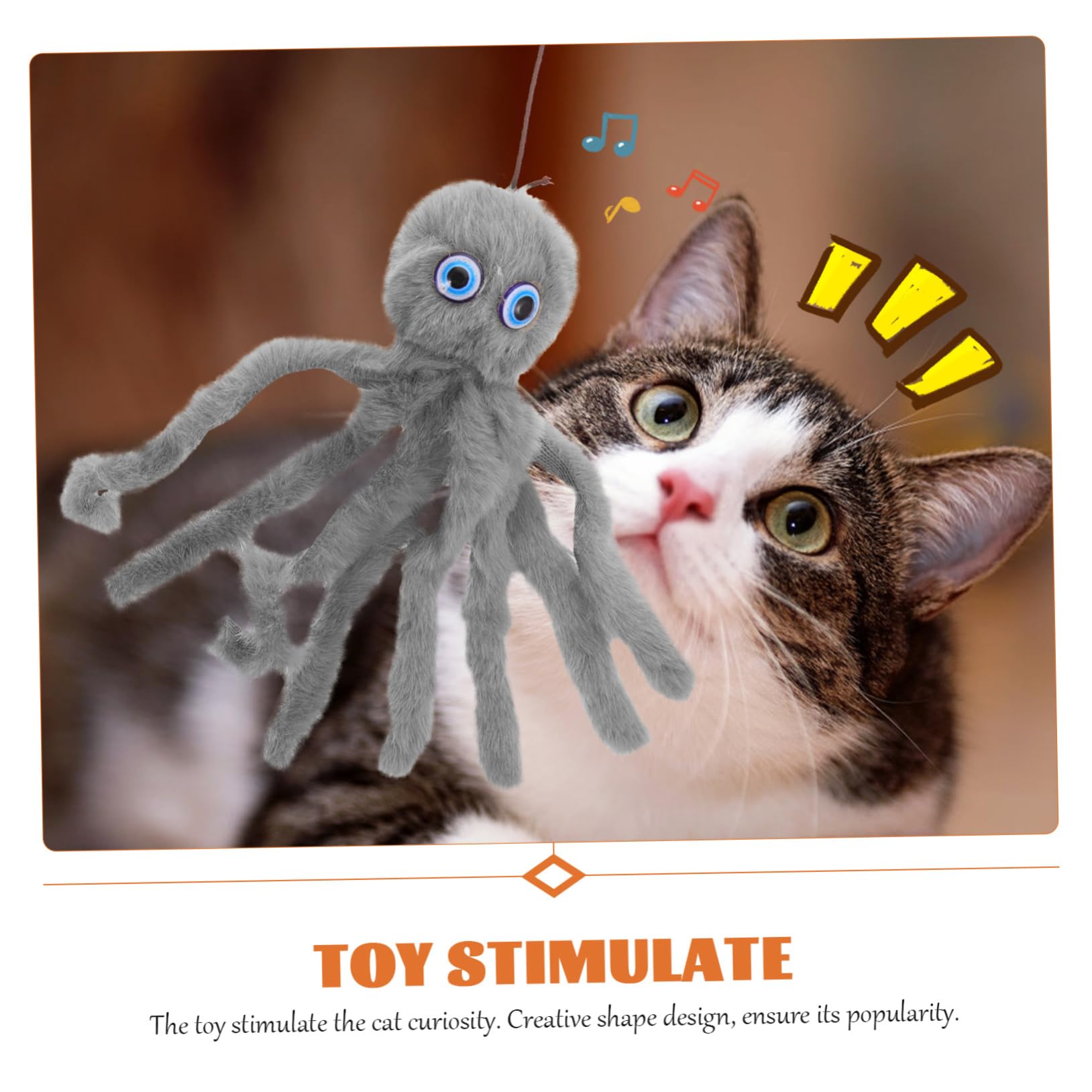 Happyyami 8 STK Spielzeug Kauen Lustiger Neckender Stock Katzen-Teaser-Stick Kätzchenspielzeug Katzenspielzeug Für Mäuse-katzenspielzeug Dealspet-zubehör Katzenkratzer Haustier Plüsch