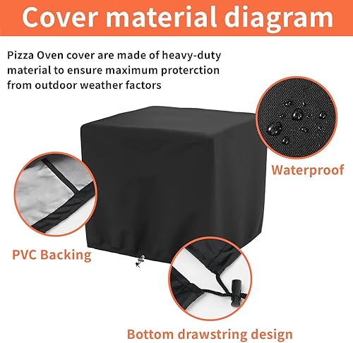 Miniatura 6 de Cover for Ninja Woodfire Outdoor Oven,Waterproof Pizza oven cover Compatible Woodfire Oven OO101 (OO100 series) Ninja Pizza Oven