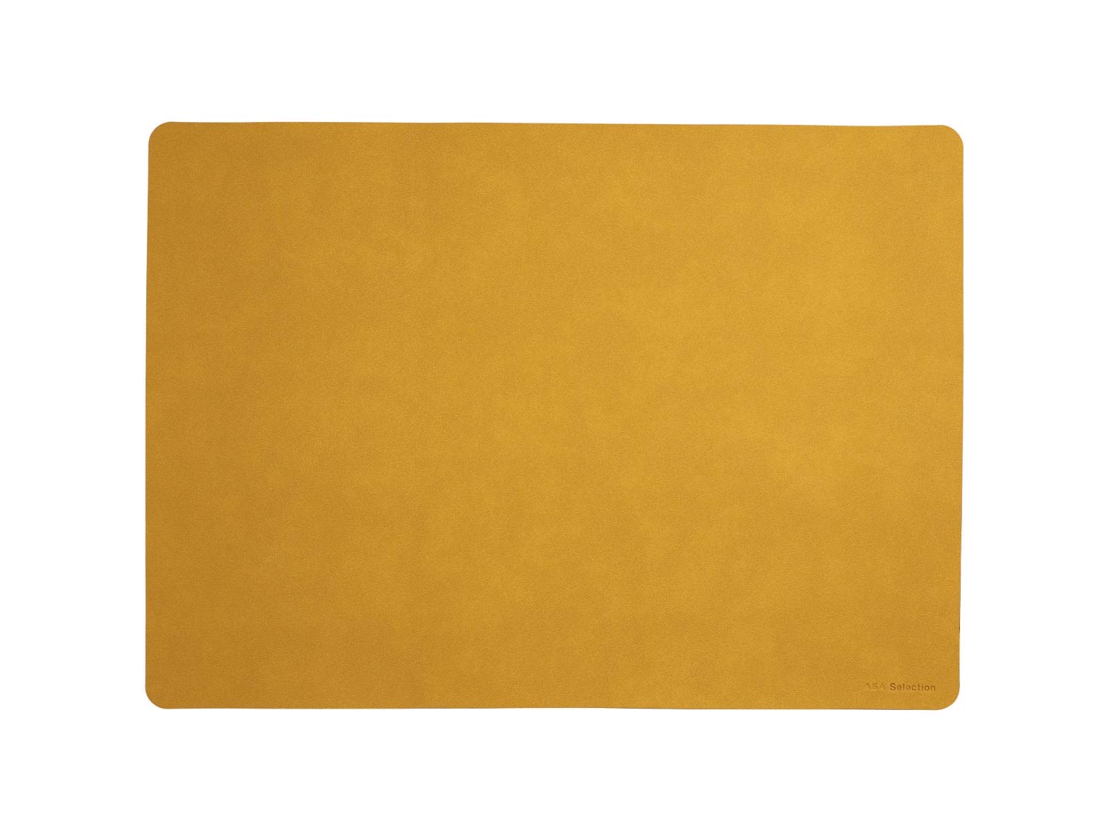 ASA Tischset ‚Kuh Kerstin‘ – 46 X 33 Cm, Aus PVC-Kunstleder (blau/gelb, Für Kinder)