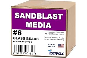 Sandblaster Sand - #6 Coarse 50-70 Grit Glass Beads
