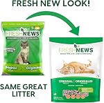 Fresh News Cat Litter, 25 Pounds, Beige