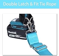 Vista 9 de Khanka Soporte de correa de hombro ajustable para taladro Makita LXT Litio-Ion Brushless Hammer Driver-Drill/Impact Driver