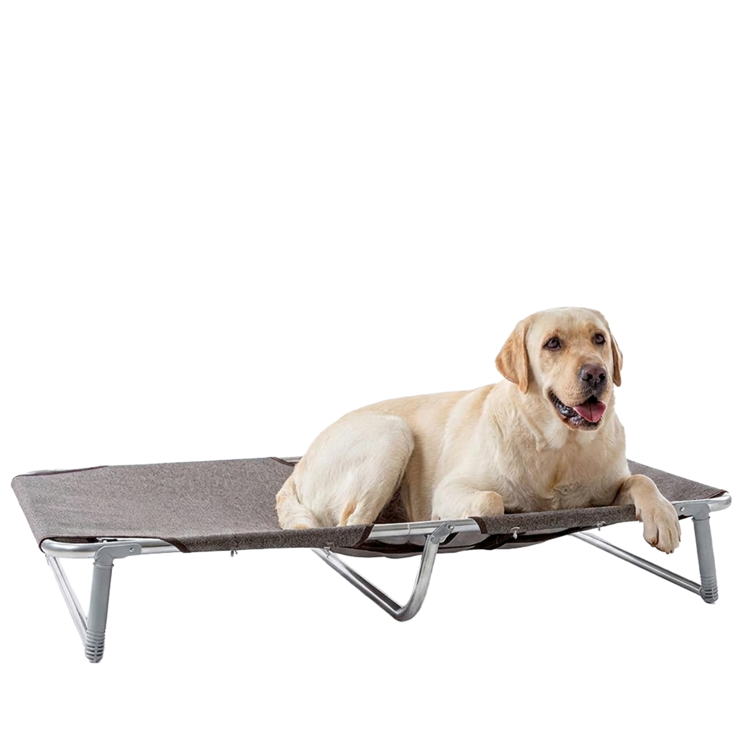 Lit pliable pour chiens Ferplast Dream 115 taupe en aluminium