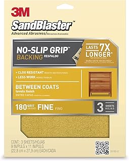 3M 20180 144080310 Purdy 1-Inch XL-Dale Angular Sash & Trim Brush, 180 Grit, 180-Grit