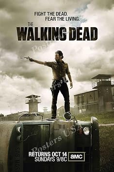 Da Bang The Walking Dead Movie Poster Fabric Silk Poster 24" x 36"