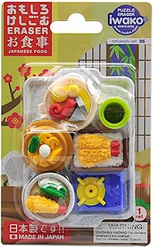 Iwako Japanese Foods Eraser Set 38336
