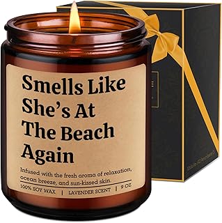 LEADO Beachy Candle, Beach Lover Gifts for Women - Summer Vacation, Birt...