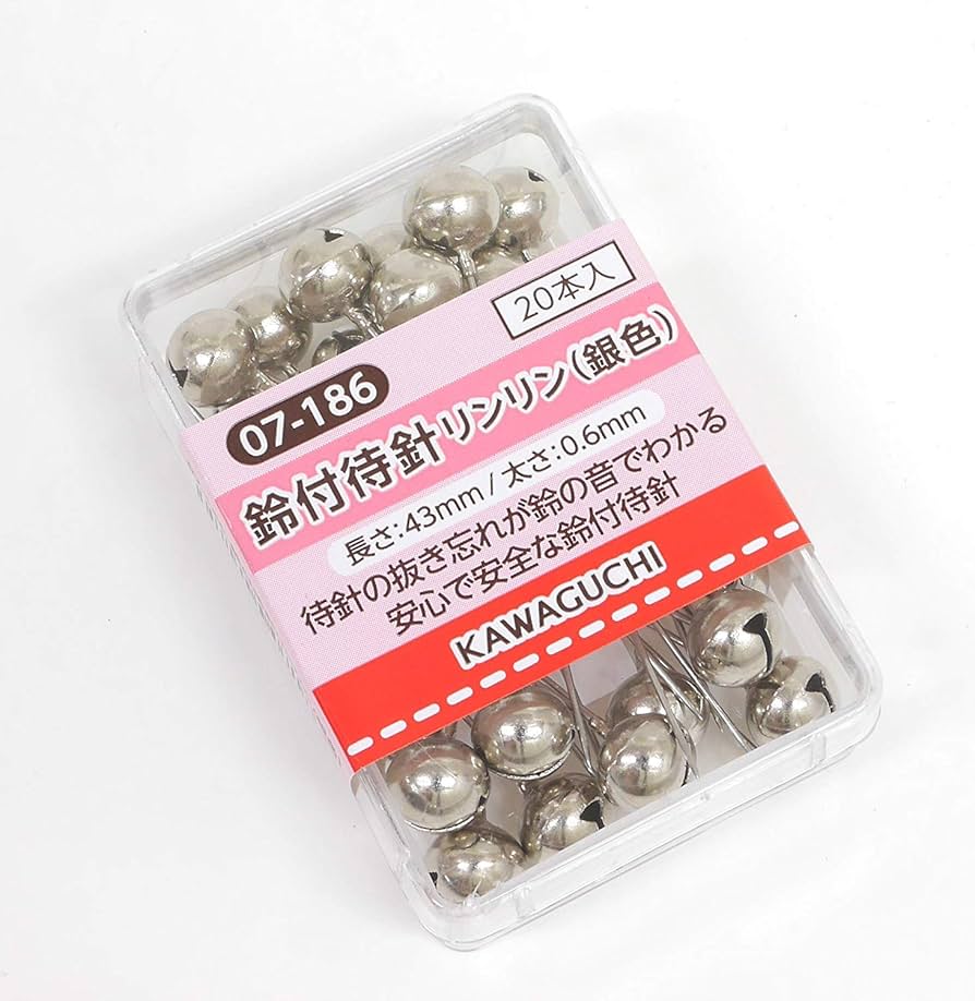 Amazon | KAWAGUCHI(カワグチ) ソーイング手芸用品 鈴付待針