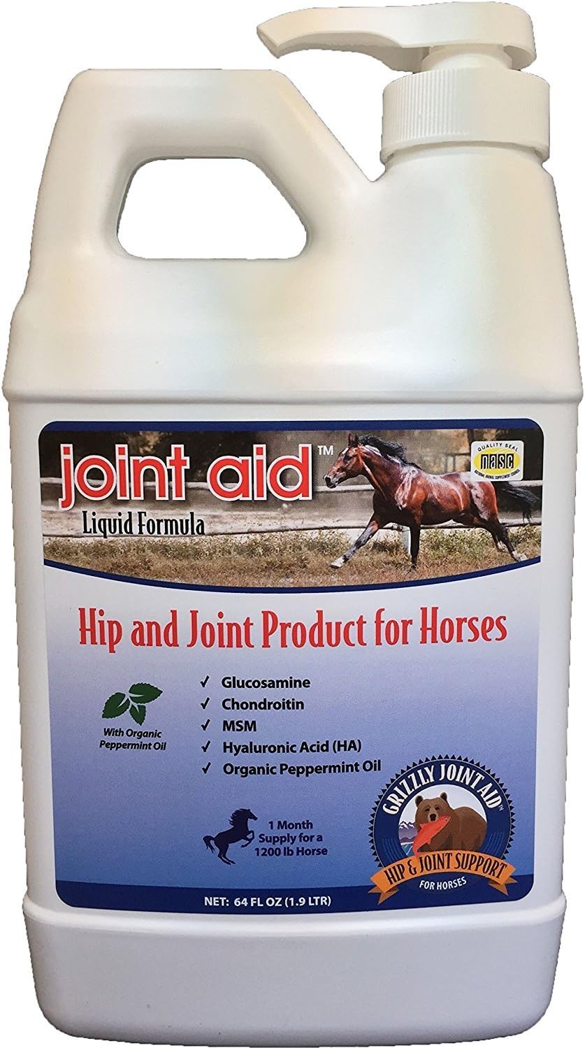 Grizzly Pet Products 00552 Joint Aid for Horses Liquid, 64 oz