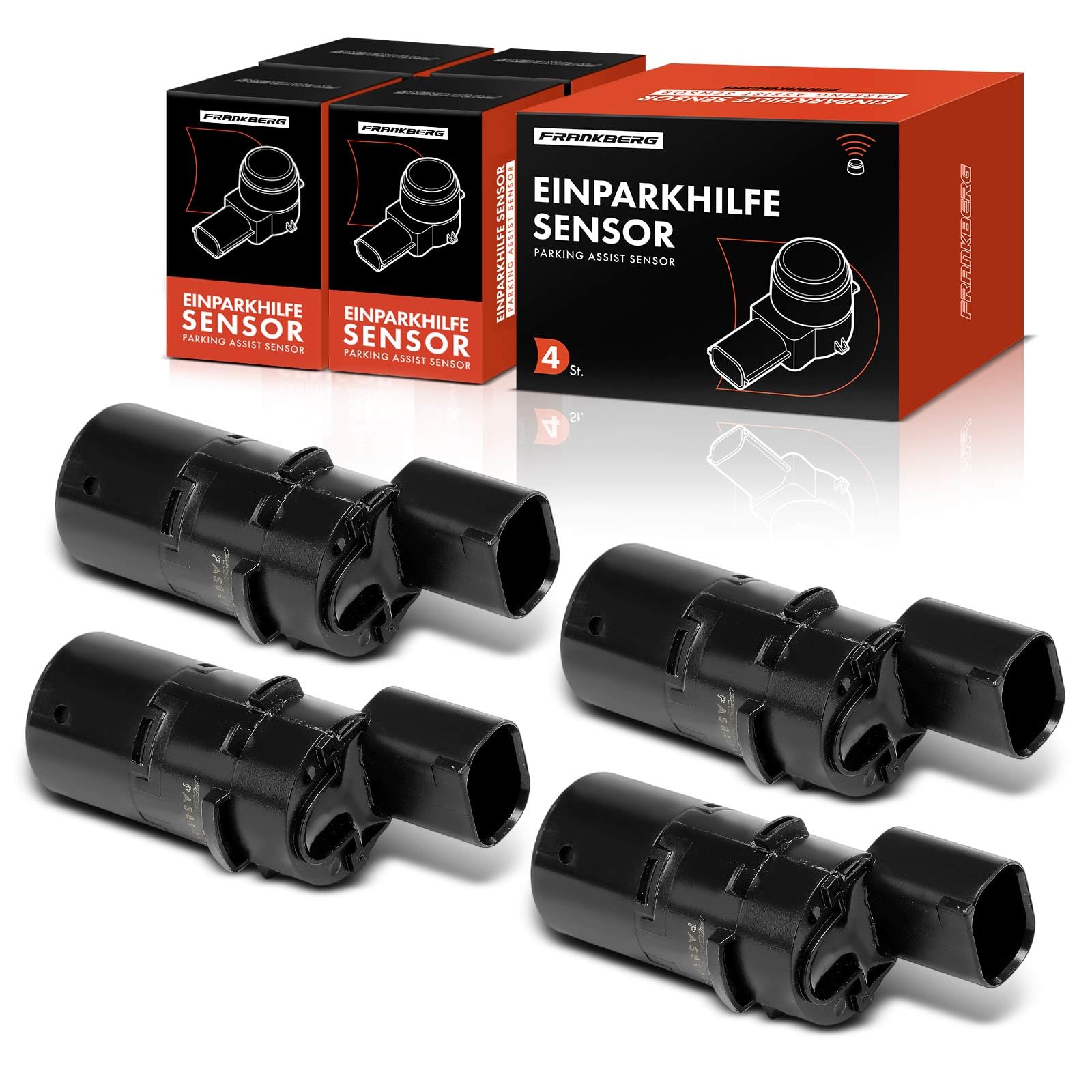 Frankberg 4 sensori di parcheggio anteriori e posteriori 66216902182 | Compatibile con: Serie 5 E39, Serie 7 E38