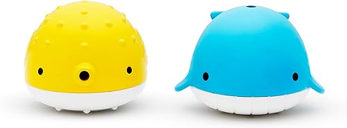 Miniatura 7 de Munchkin Color Buddies - Juguete de baño, incluye 2 dispensadores de juguetes y 40 tabletas hidratantes de color de agua para el baño