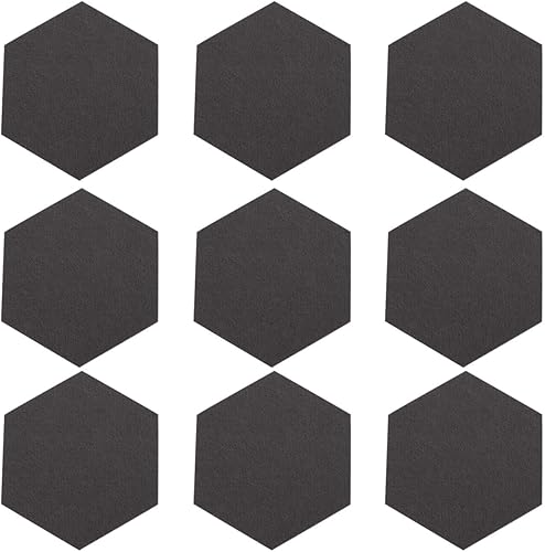 Miniatura 10 de 12 calcomanías de fieltro para pared, pizarra para decoración de abejas de miel, tablero de clavijas blancas para colgar, tablero hexagonal de