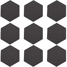 Self-Adhesive Felt Hexagon Wall Board 12Pcs - Sound-Absorbing Bulletin Memo Tiles for Home Office Classroom Decoration