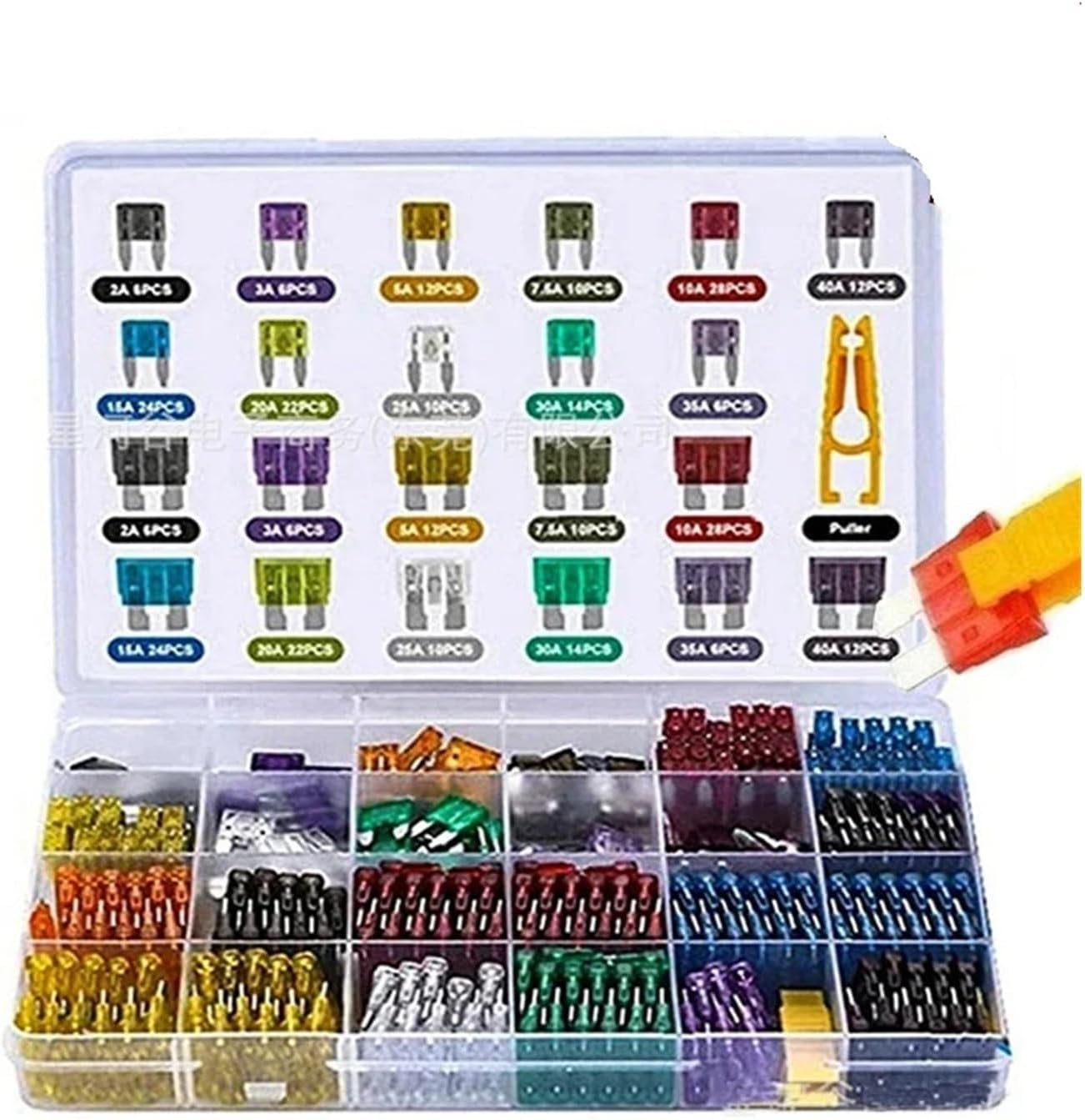 Car Fuse Blade Fuse Kit Fuses Truck Blade The Fuse Insurance Insert Insurance of Xenon Piece Lights Auto Accessories(300Pcs and Stylus)