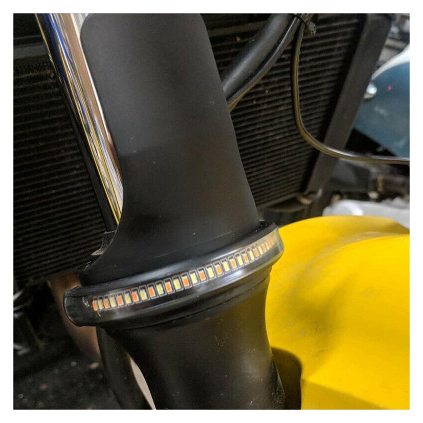 Oświetlenie tablicy rejestracyjnej 2 Szt. Motocykl LED Włączony Kierunkowskaz Lampa Flasher Indicator Migacz Dla Cafe Racer Clignotant Moto