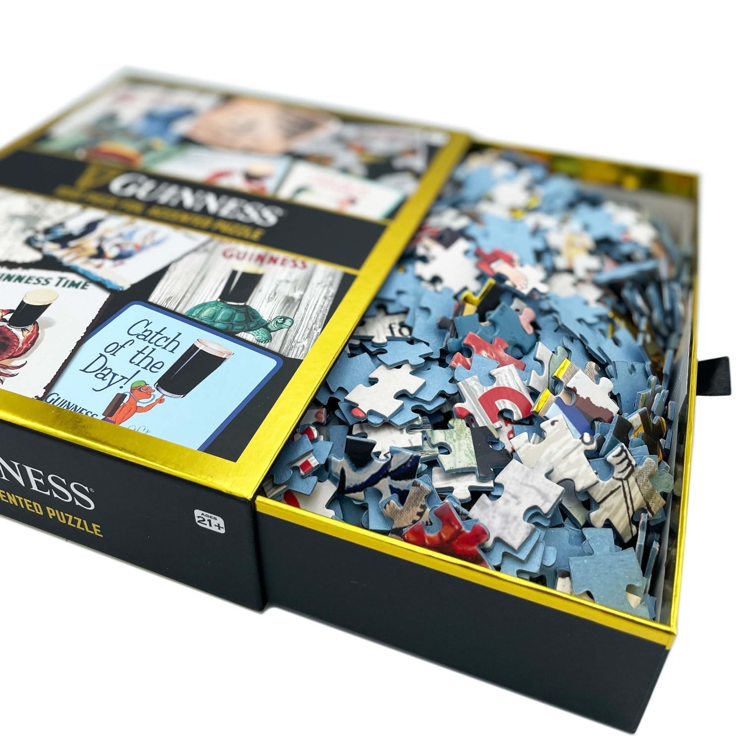 Amazon.com: Front Porch Classics, Guinness Coaster Puzzle, Brushed