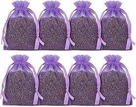 Lavender Fragrance Sachet | Dried Lavender Potli Bags | for Drawer and Wardrobe | Natural Moth Repellent | Air Freshener | Aromatherapy for Relaxation | 10 gm (Pack of 10)