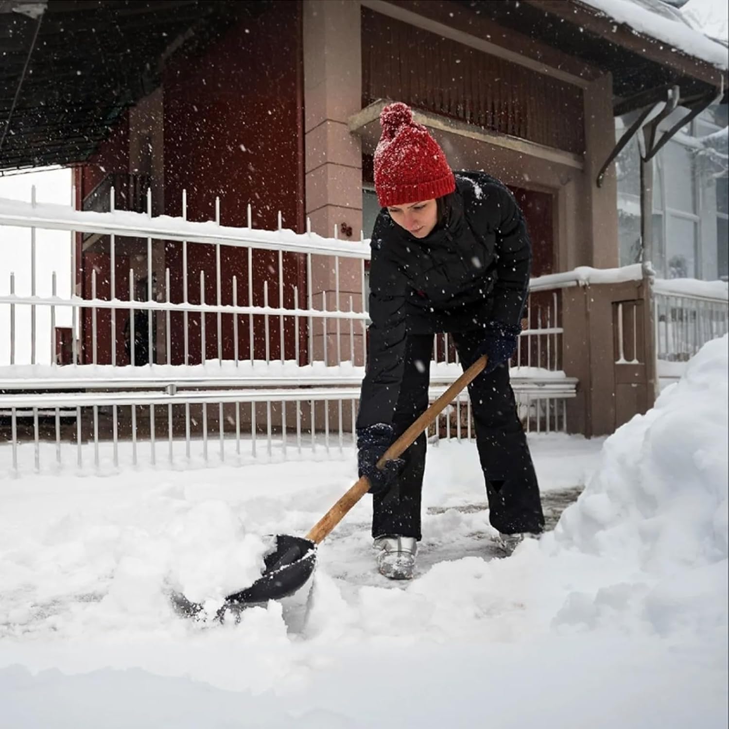 Women's Waterproof Heated Insulated Bib Overalls with Battery Pack - Image 4