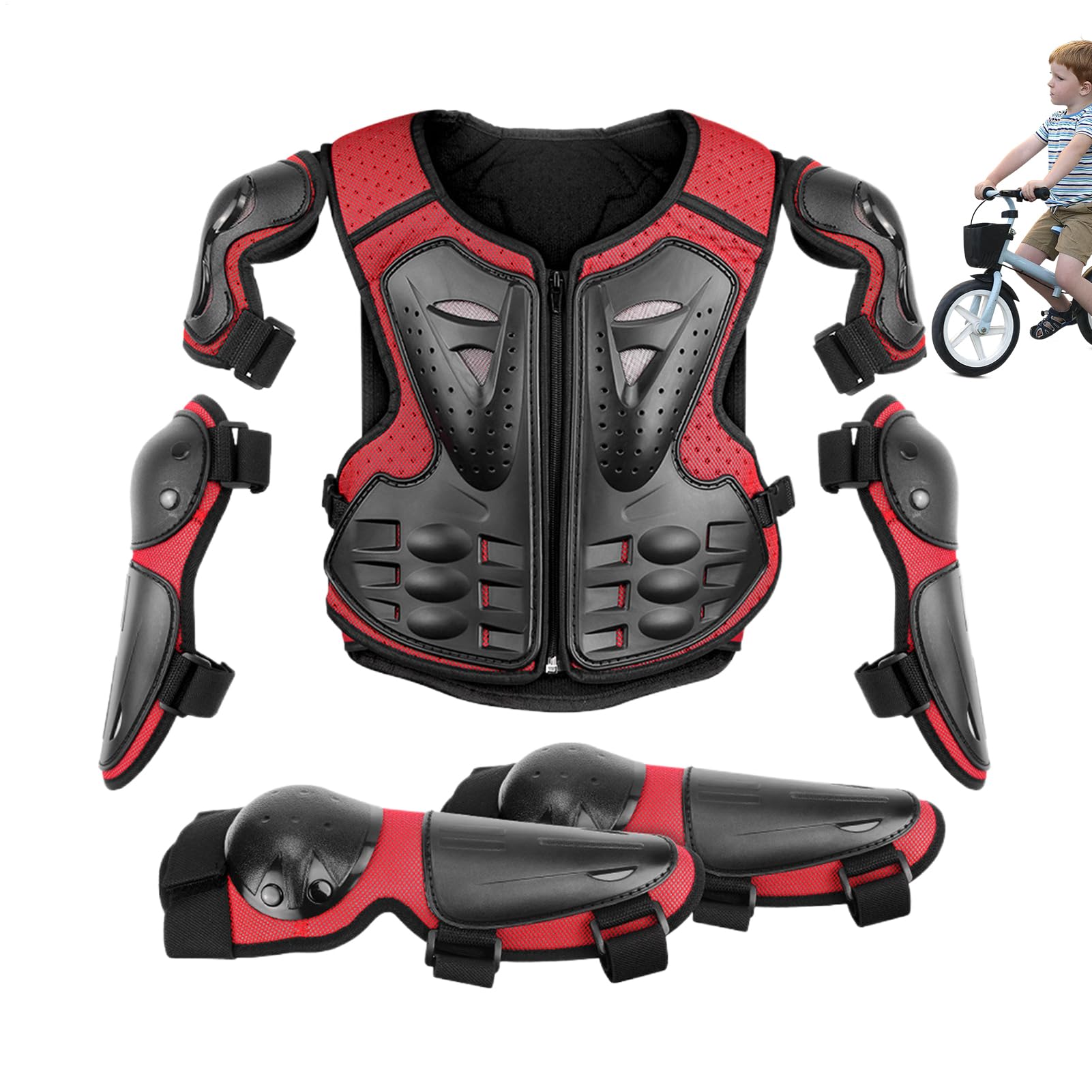 Ochraniacz na motocykl dla dzieci, wyposażenie motocyklowe dla dzieci, kamizelka motocyklowa dla dzieci, kombinezon motocyklowy, wyposażenie Dirt-Cycling, ochrona jazdy na motocrossie