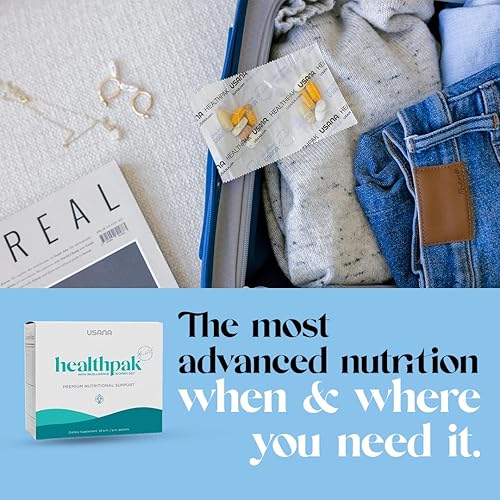Miniatura 6 de USANA HealthPak con tecnología InCelligence y nutrientes esenciales y antioxidantes para apoyar la salud total del cuerpo* - Prácticos paquetes